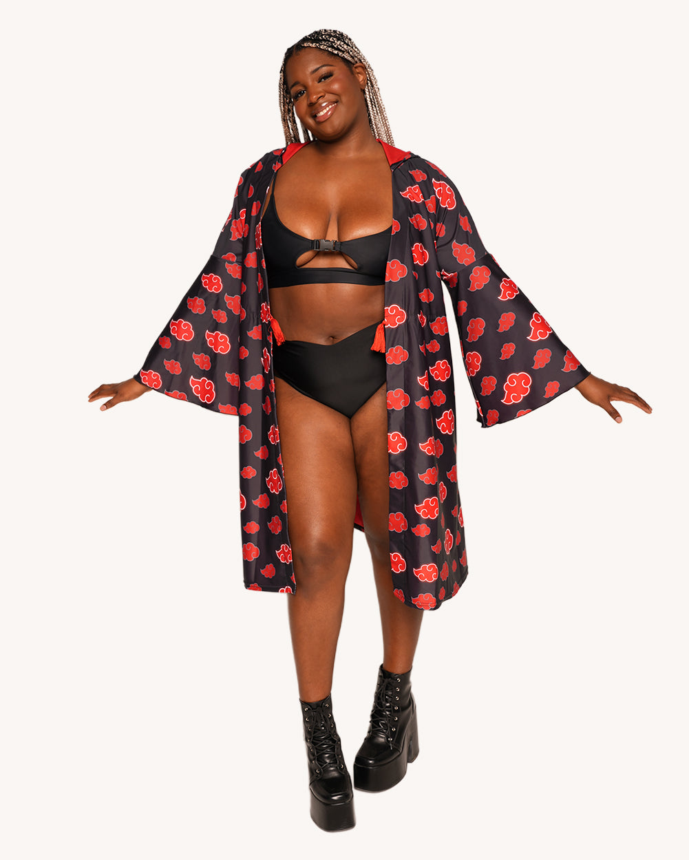 Fire Shadow Unisex Robe - Image 6