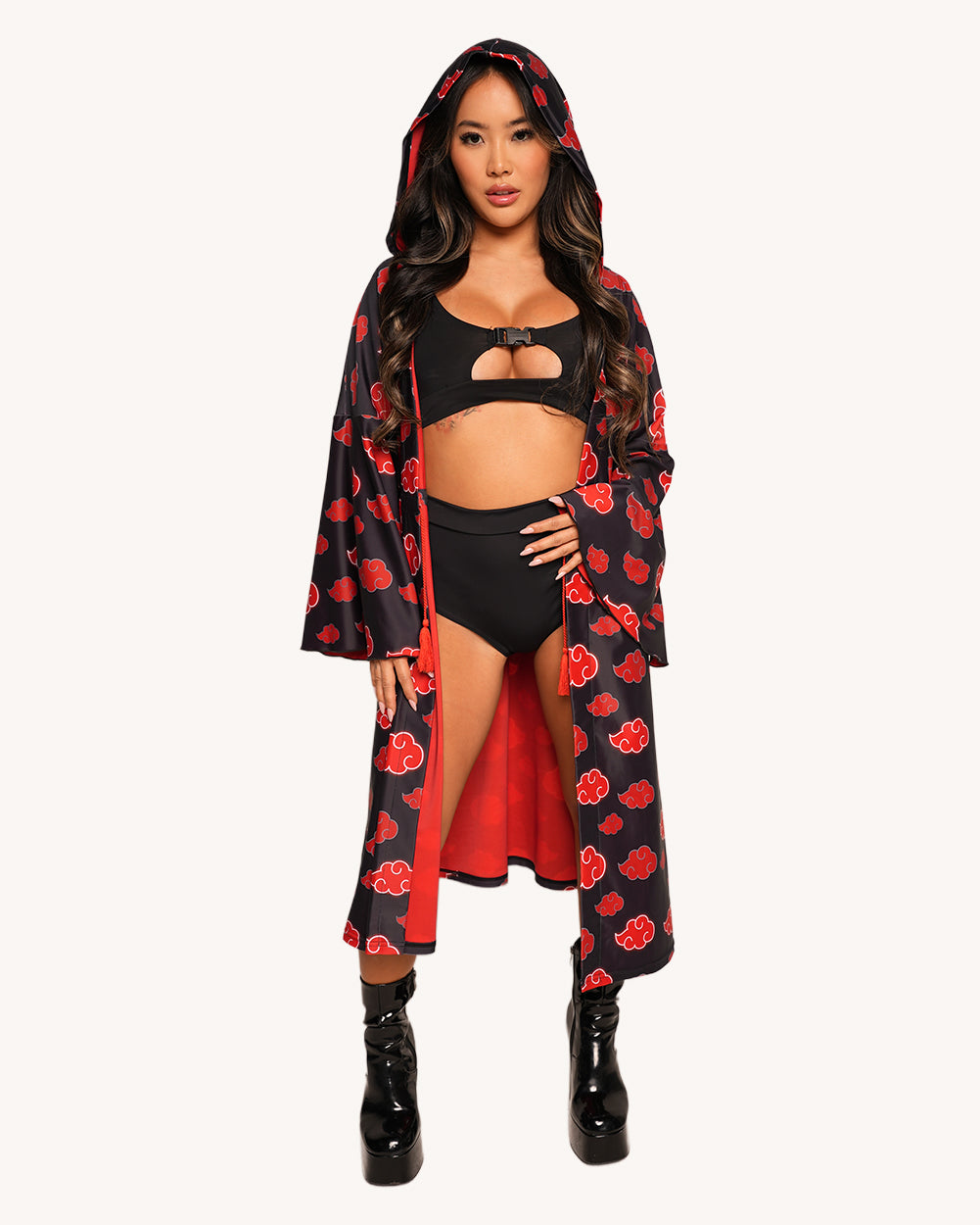Fire Shadow Unisex Robe - Image 33666930540727