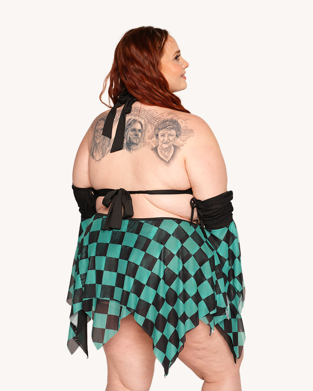 Demon's Mercy Mesh Dress with Sleeves - Image 6