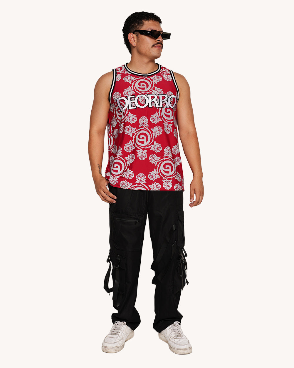 Deorro x iHR Silver Reflective Basketball Jersey - Image 38364581134519