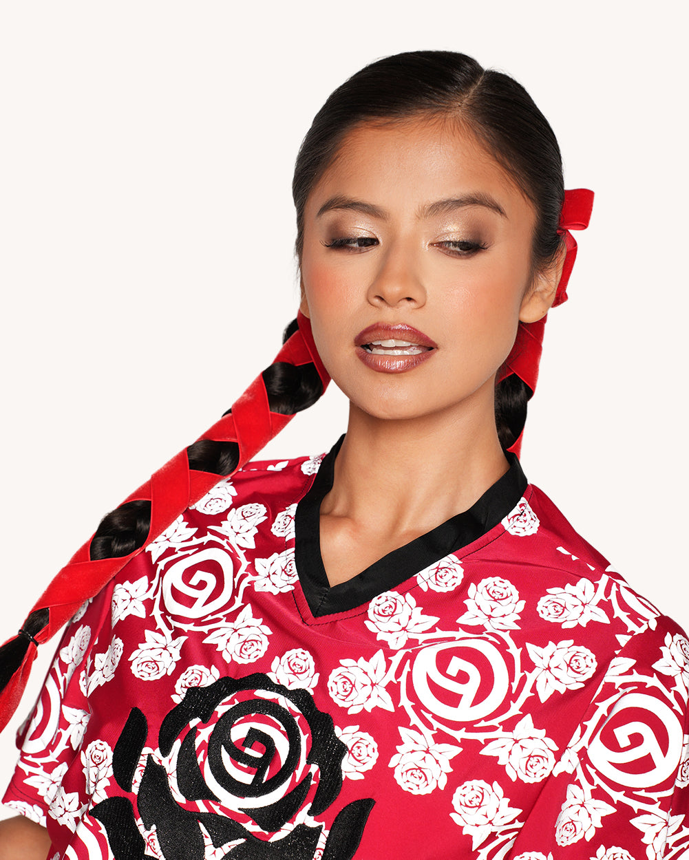 Deorro x iHR Silver Reflective Cropped Football Jersey - Image 4