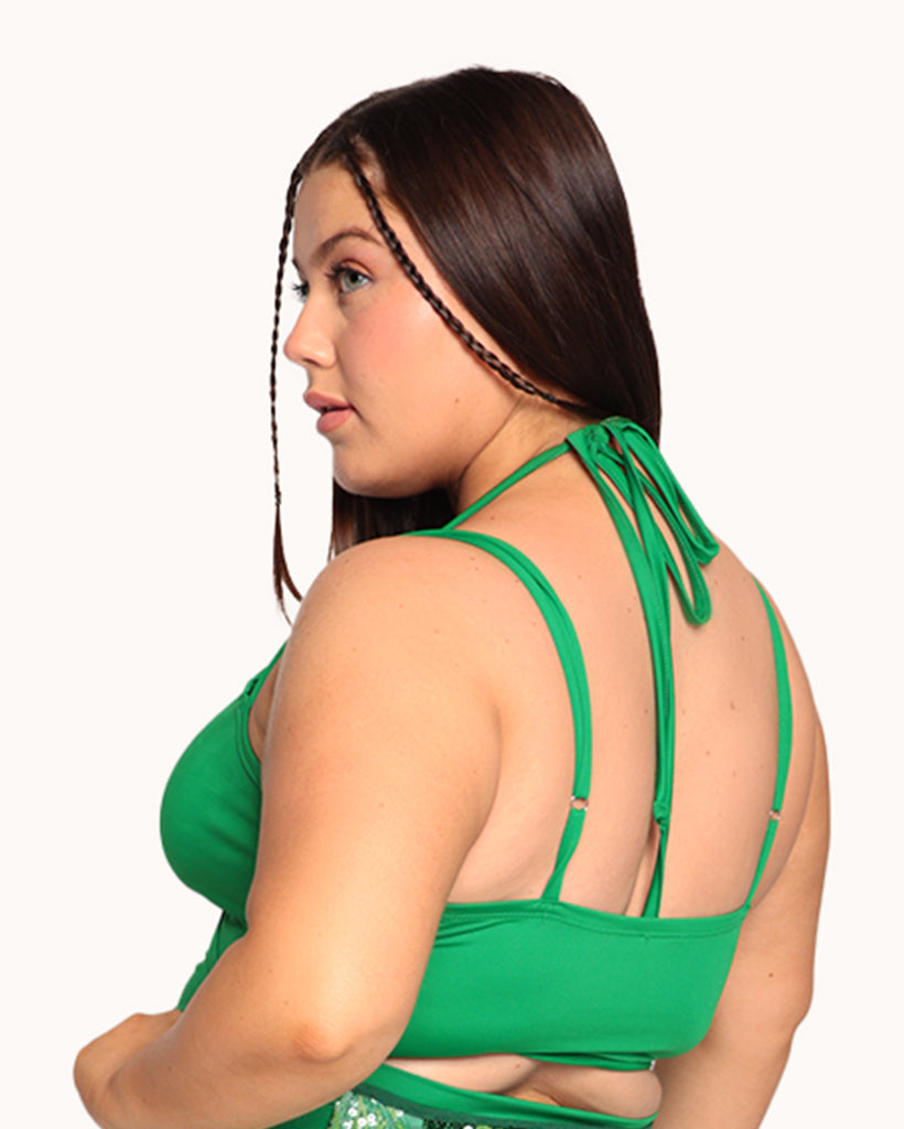 Dewdrop Dancing Top-Green-Curve1-Back--Milani---1X