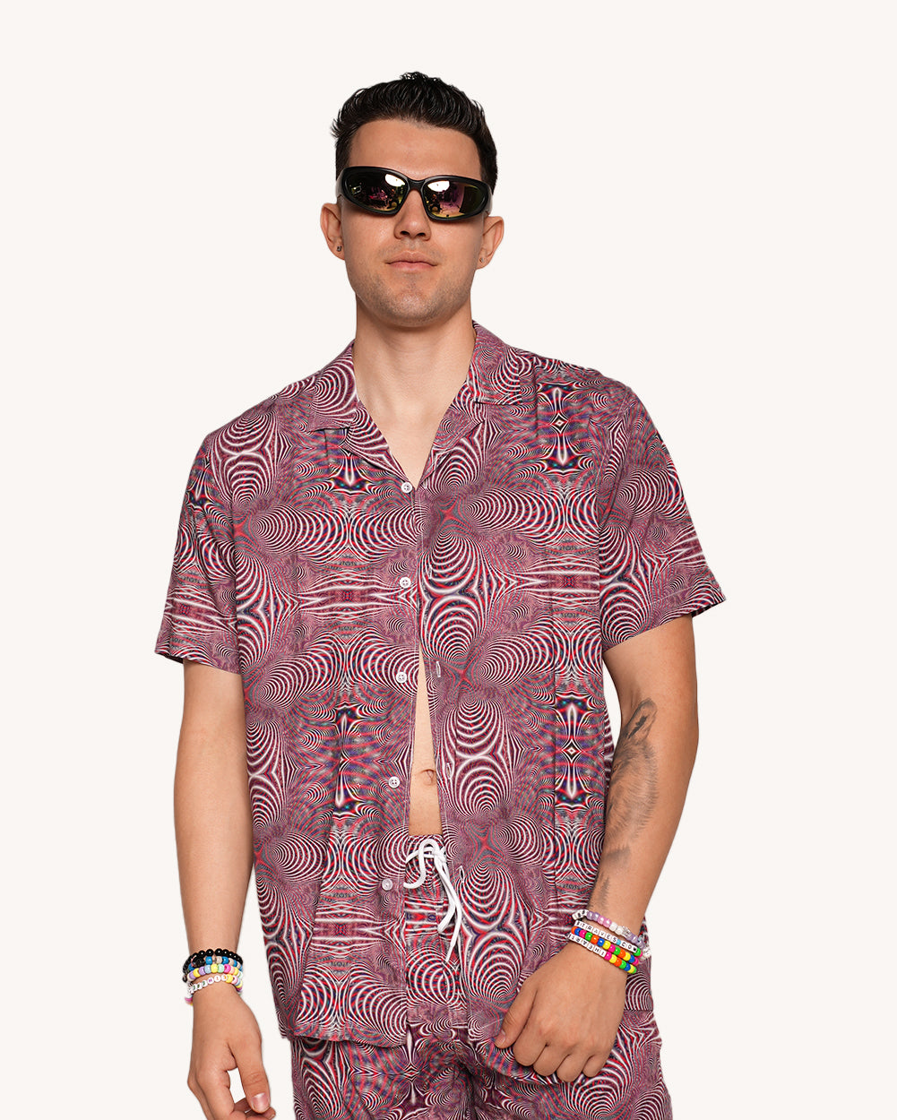 Distortion Camp Shirt-Men