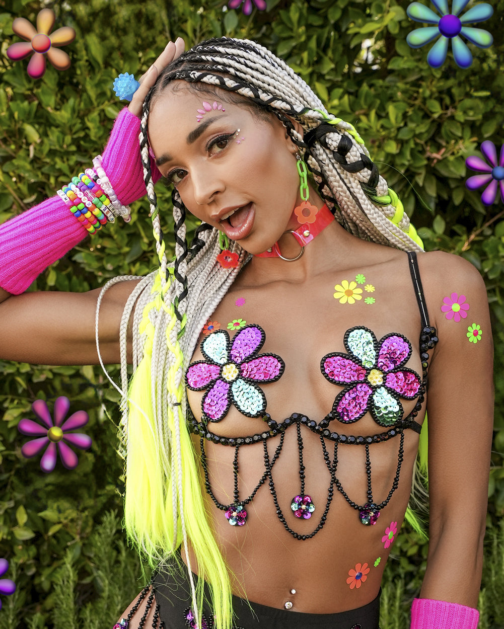 Dream Come True Light Up Festival Bra - Image 4