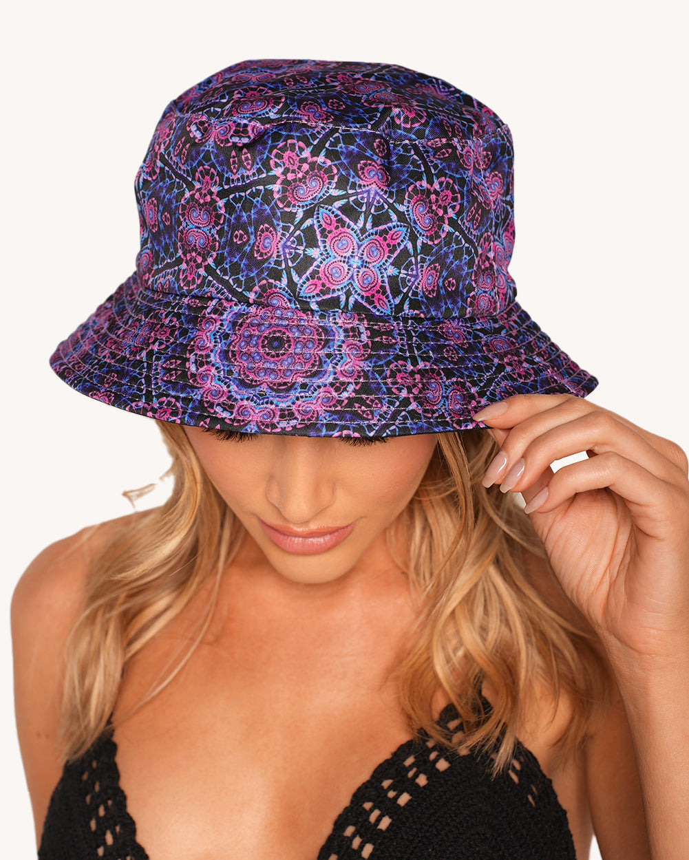Dreamwave Bucket Hat with model