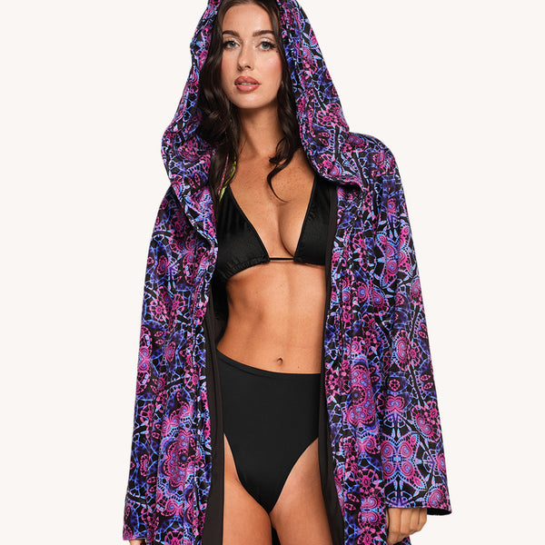 Dreamwave cloak for rave and festival fashion