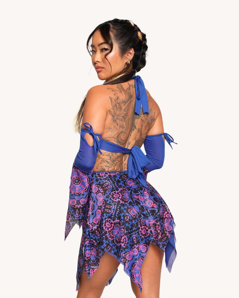 Dreamwave Dress with Sleeves - Image 35057845502135