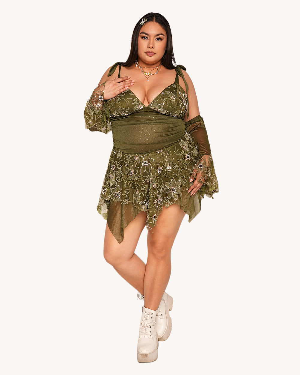 Earth Sign Dress with Sleeves - Image 6