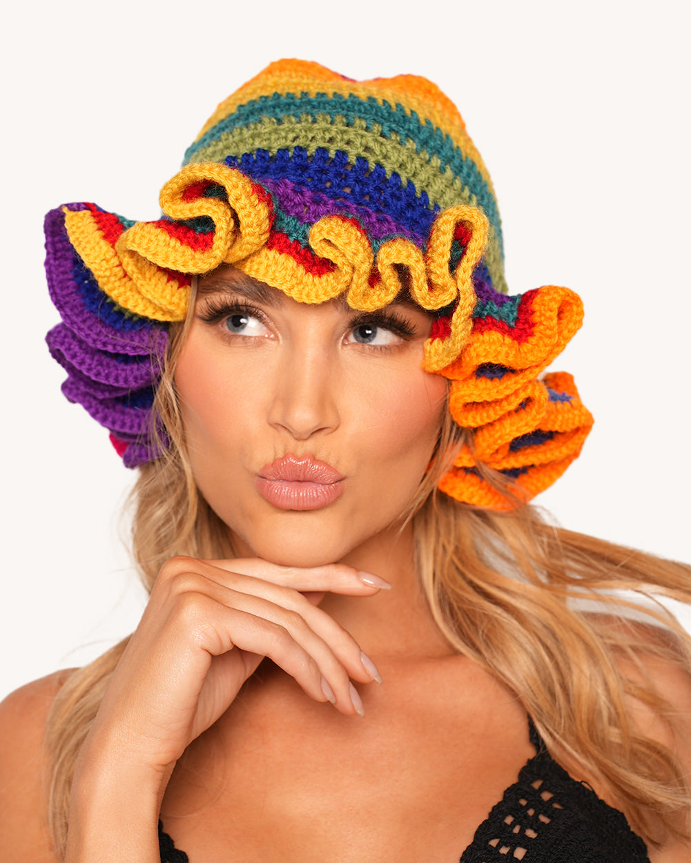 Electric Colors Rainbow Hat - Image 32295563886775
