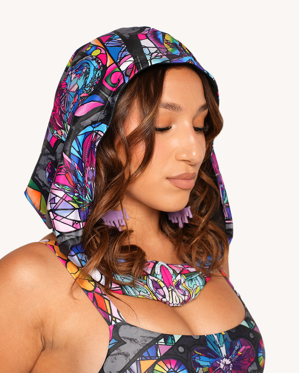 Ellie Paisley x iHR Neon Catherdral Dress Set - Image 2