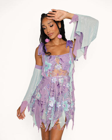 Enchanted Flora Sequin Dress