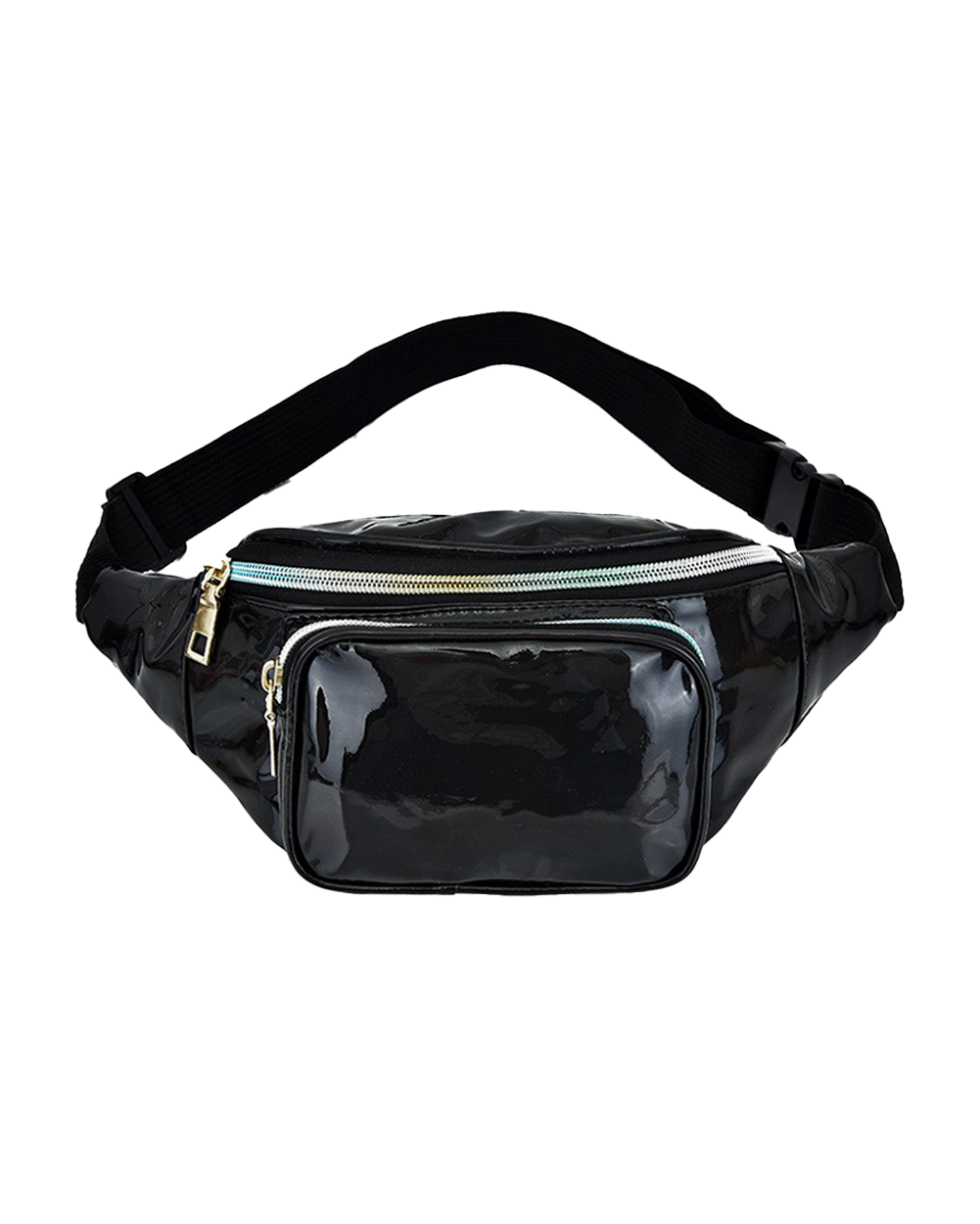 Enchanting Glow Holo Fanny Pack-Black-Front