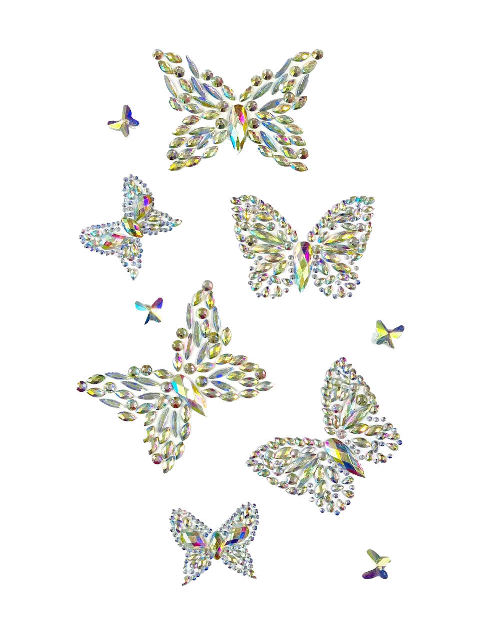 Lunautics Social Butterfly Jewel Mix Pack-Clear-Front