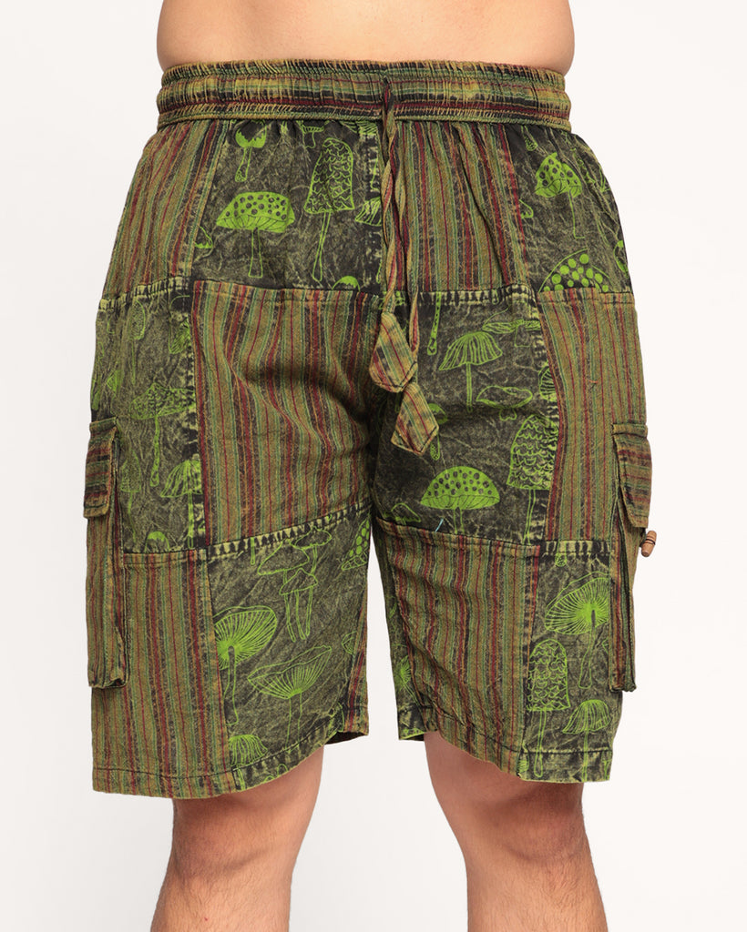 Evergreen Men's Shorts-Green-Regular-Front--Eric2---L