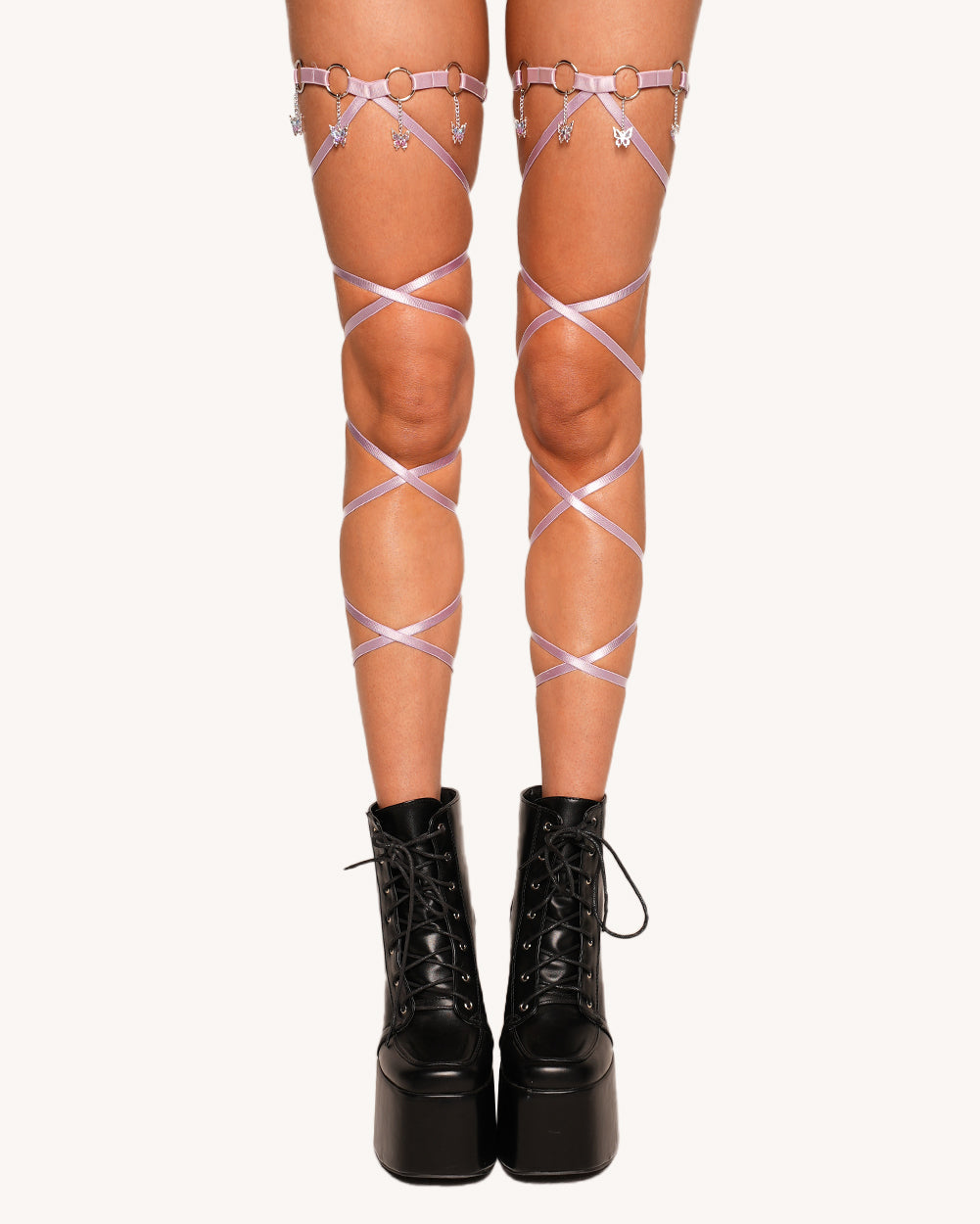 Everything You Do is Magic Butterfly Charm Pair Leg Wraps - Image 1