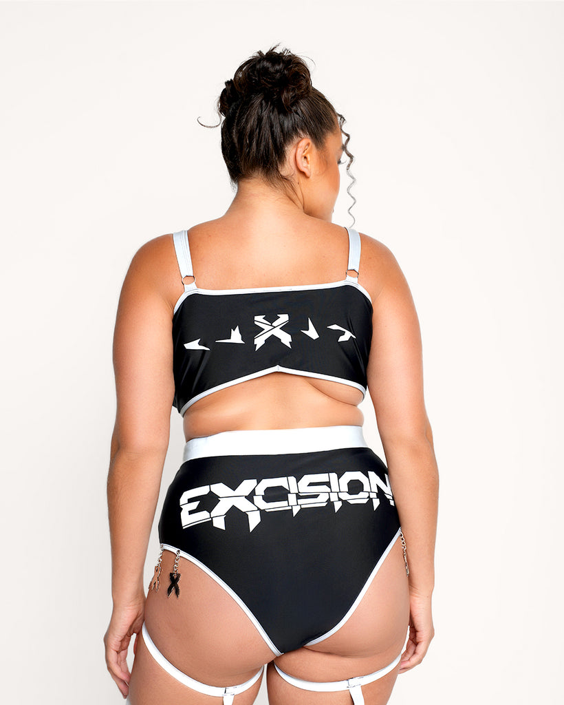 Excision x iHR Charged Up Reflective Wire Top-Black/Grey-Curve1-Reflective--Makayla3---1X