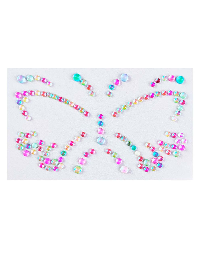 Flutter Forever Butterfly Body Stickers-Blue/Pink/Yellow-Full