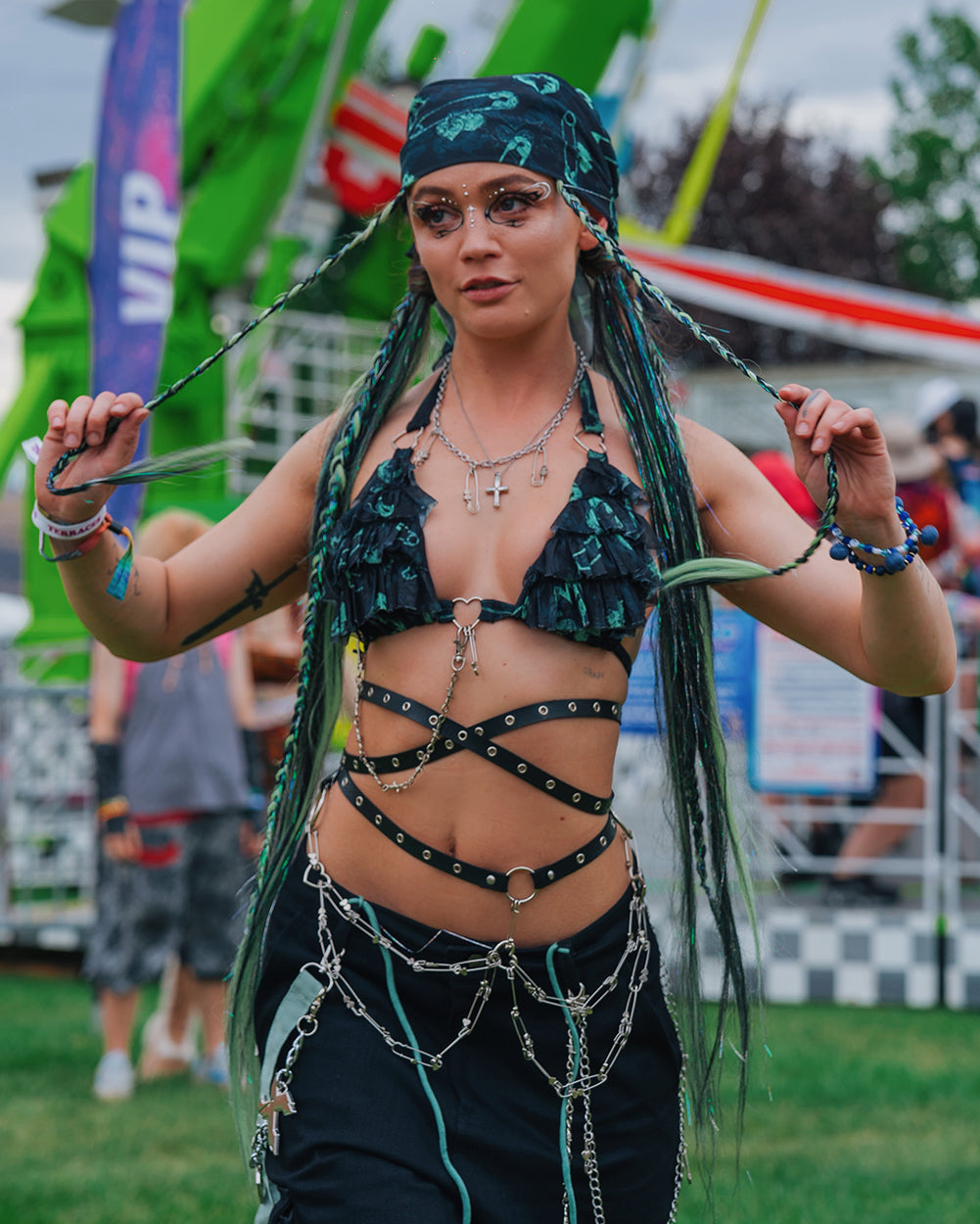 Sunflowerraver x iHR Get Bent Bra Top - Image 1