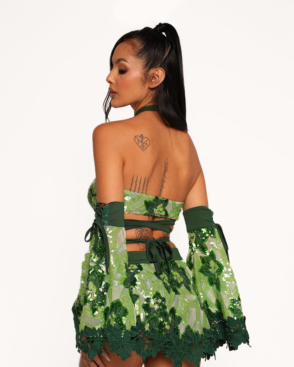 Fairytale Forest Wrap Around Top with Sleeves - Image 1