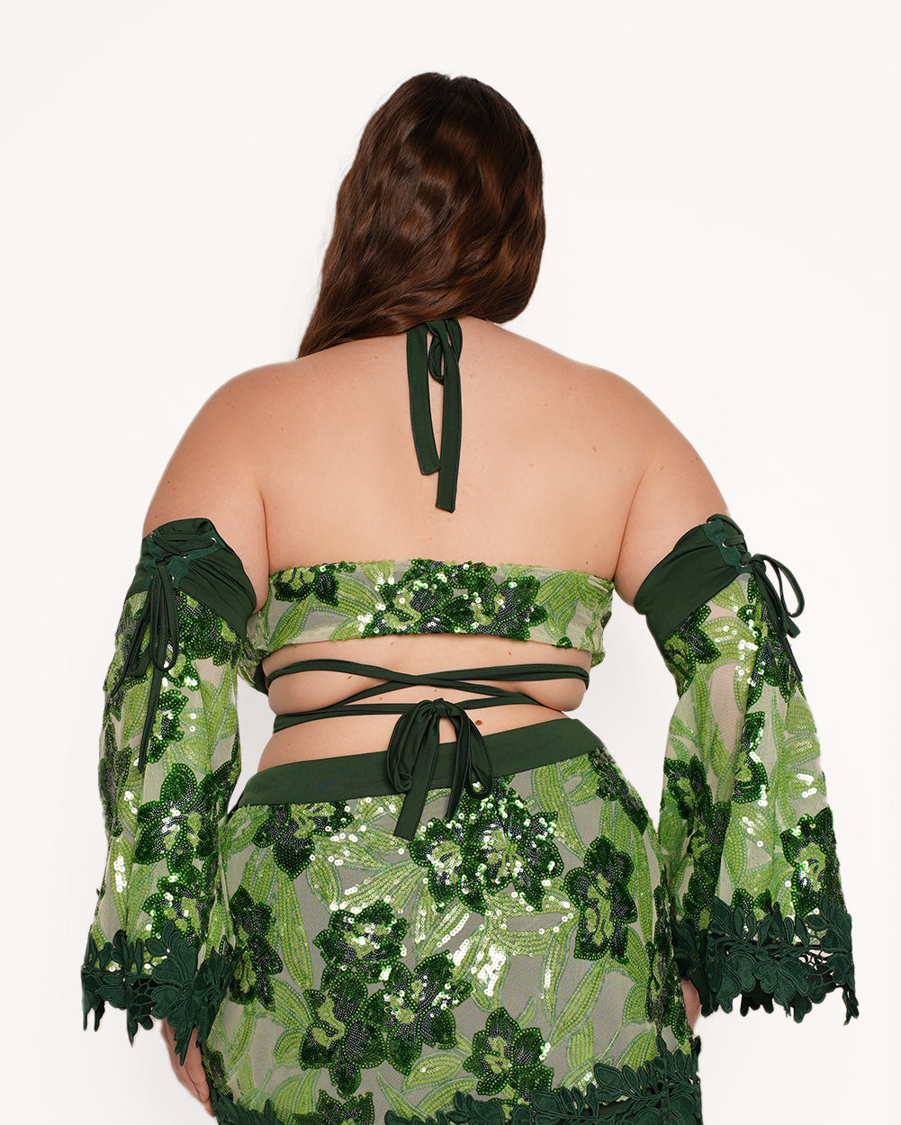 Fairytale Forest Wrap Around Top with Sleeves - Image 6