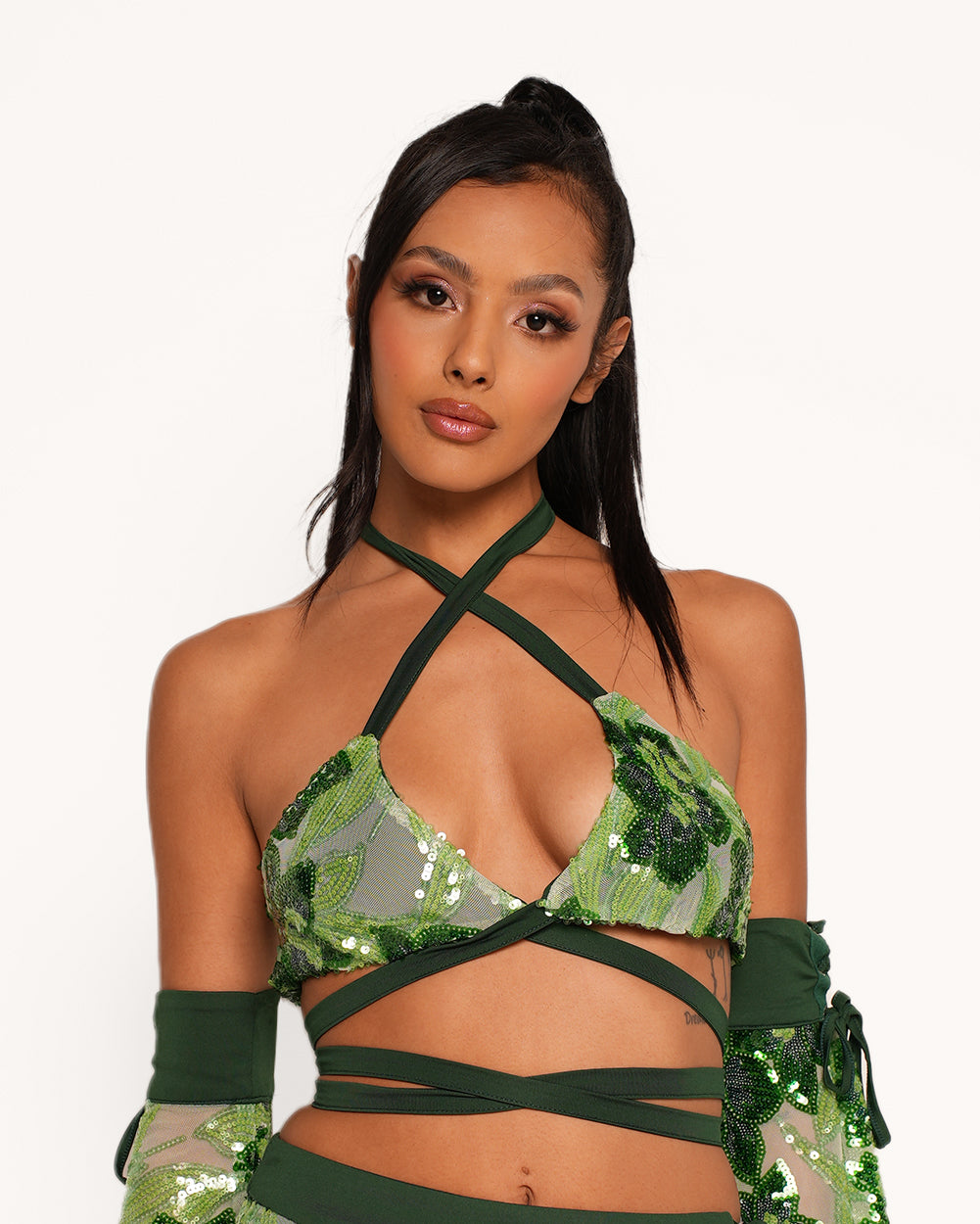 Fairytale Forest Wrap Around Top with Sleeves - Image 2