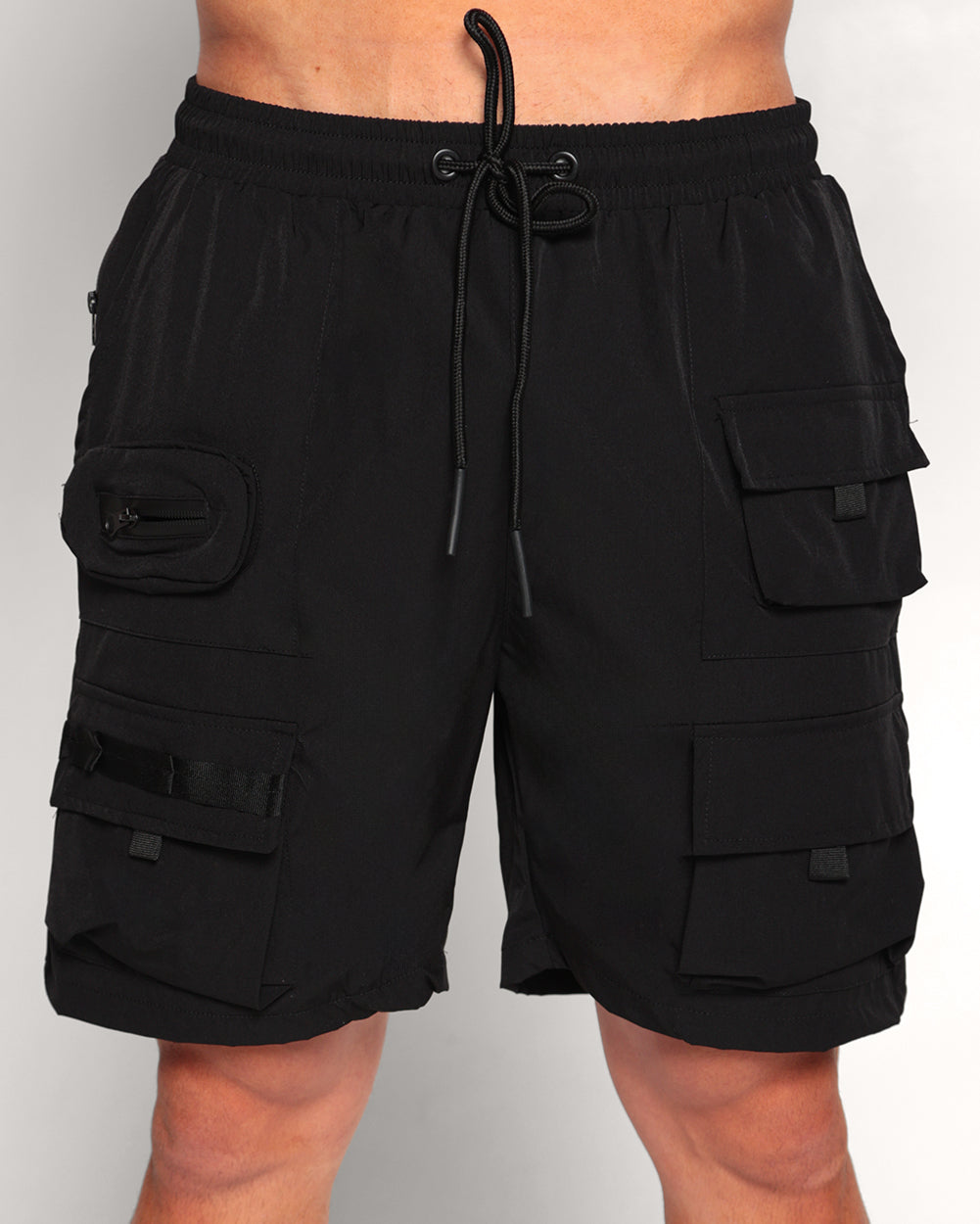 Falling Further Shorts-Black-Regular-Front--Eric2---L