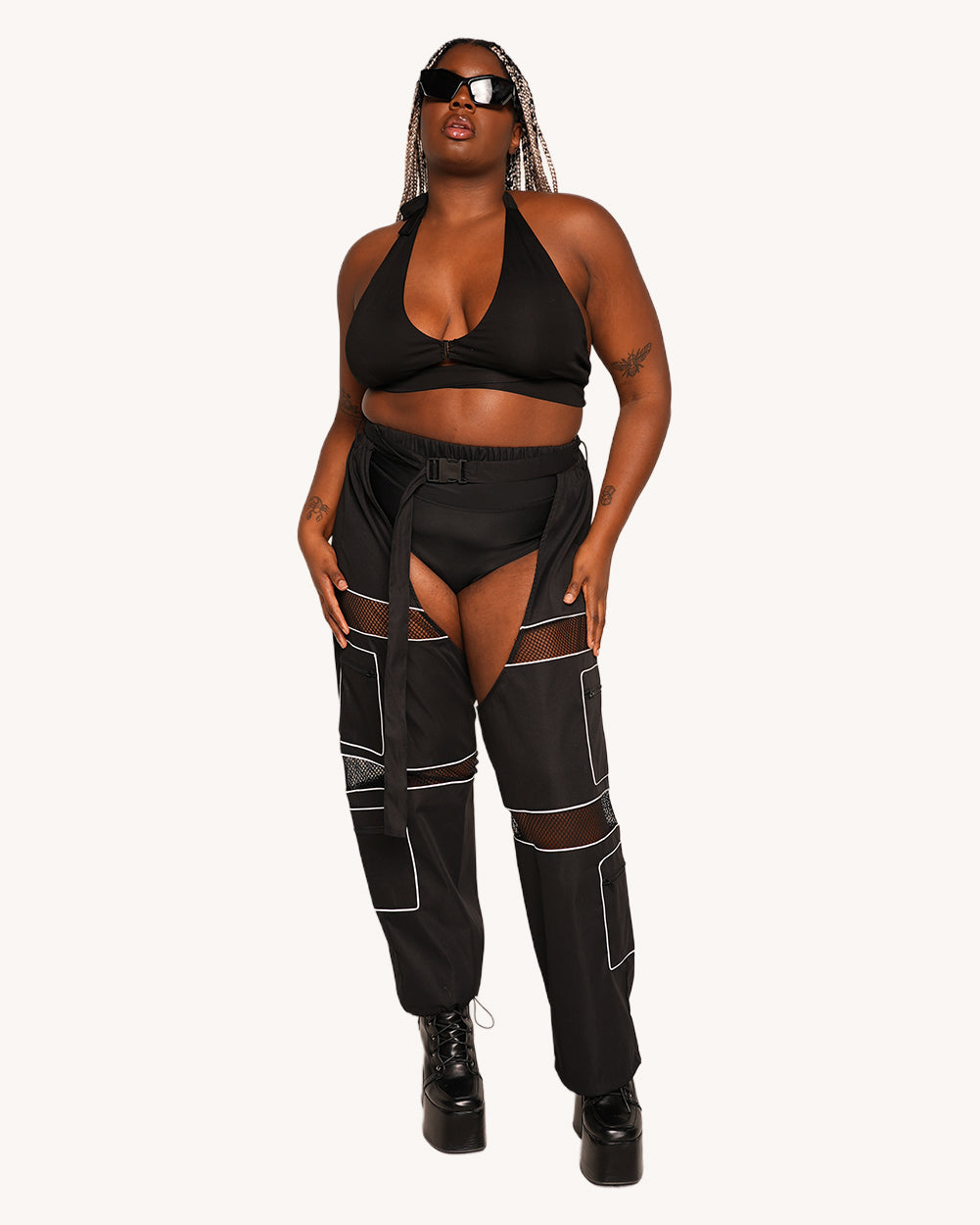 Flash Point Silver Reflective Chaps - Image 8