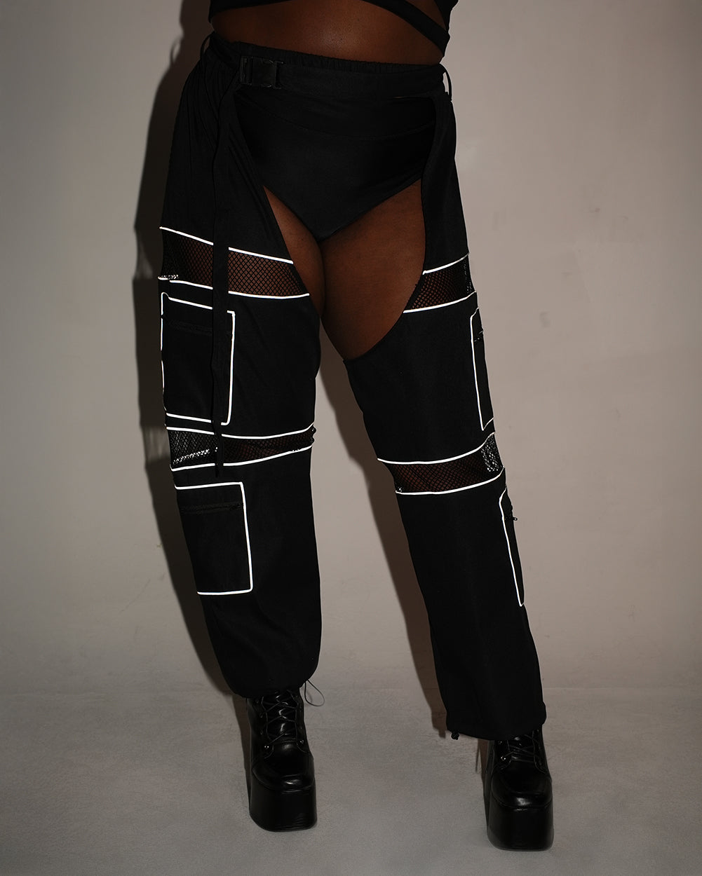 Flash Point Silver Reflective Chaps - Image 5