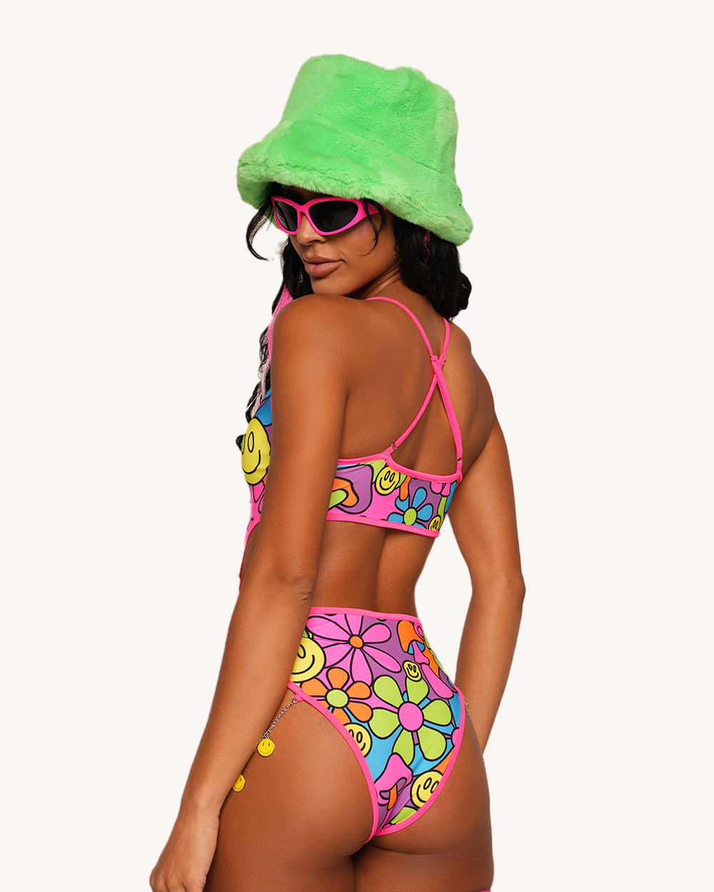 Flower Bomb Halter Bodysuit - Image 2