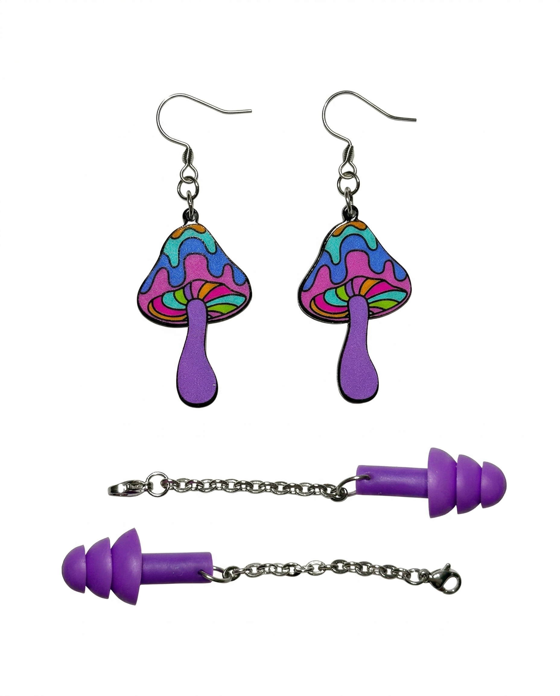 Flower_Power_Detachable_Ear_Plug_Earrings