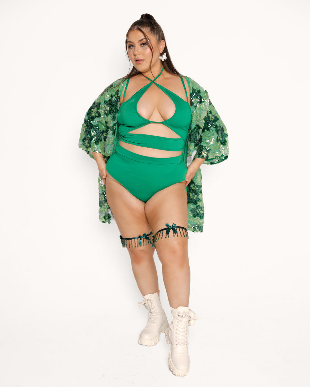 Forest Fairytale Robe-Green-Curve1-Full--Milani---1X