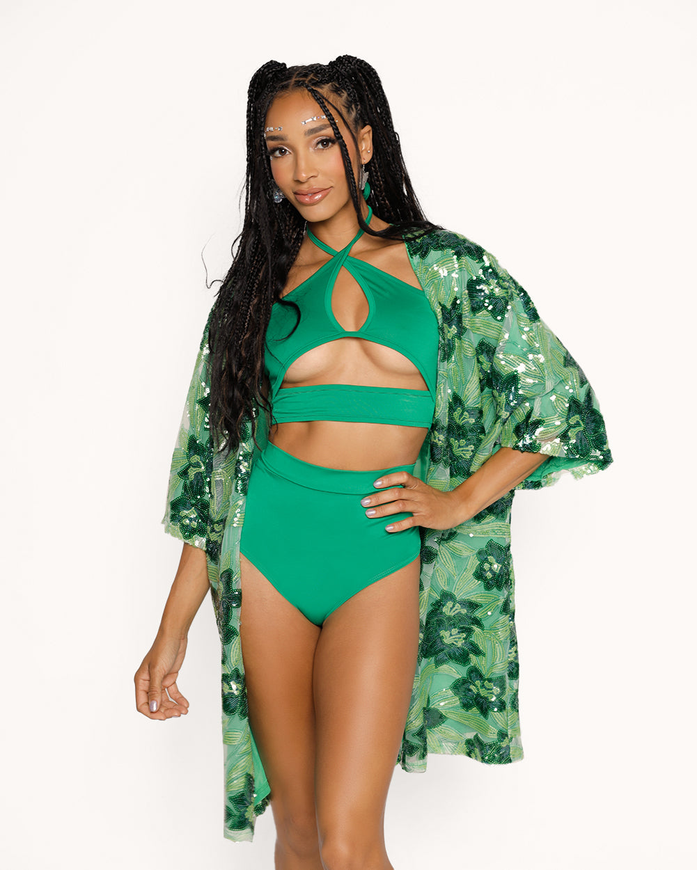 Forest Fairytale Robe-Green-Regular-Front--Sarah2---S