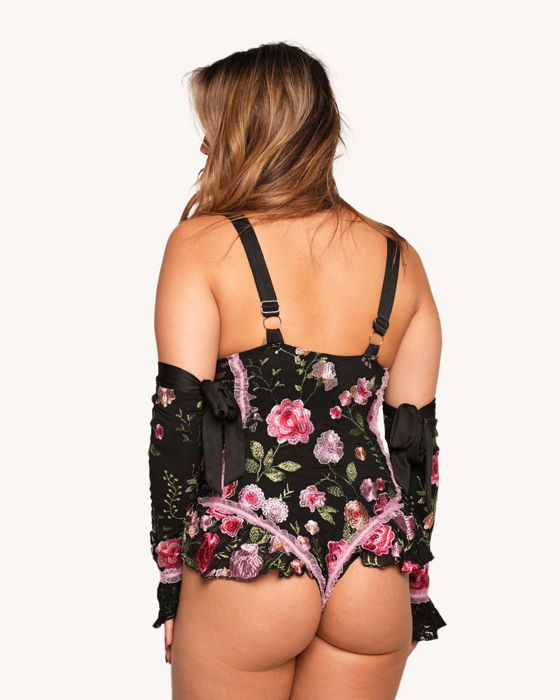 Forest Nymph Bodysuit with Sleeves - Image 1