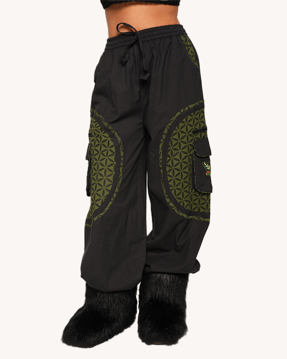 Full Wook Mode Unisex Harem Pants - Image 1