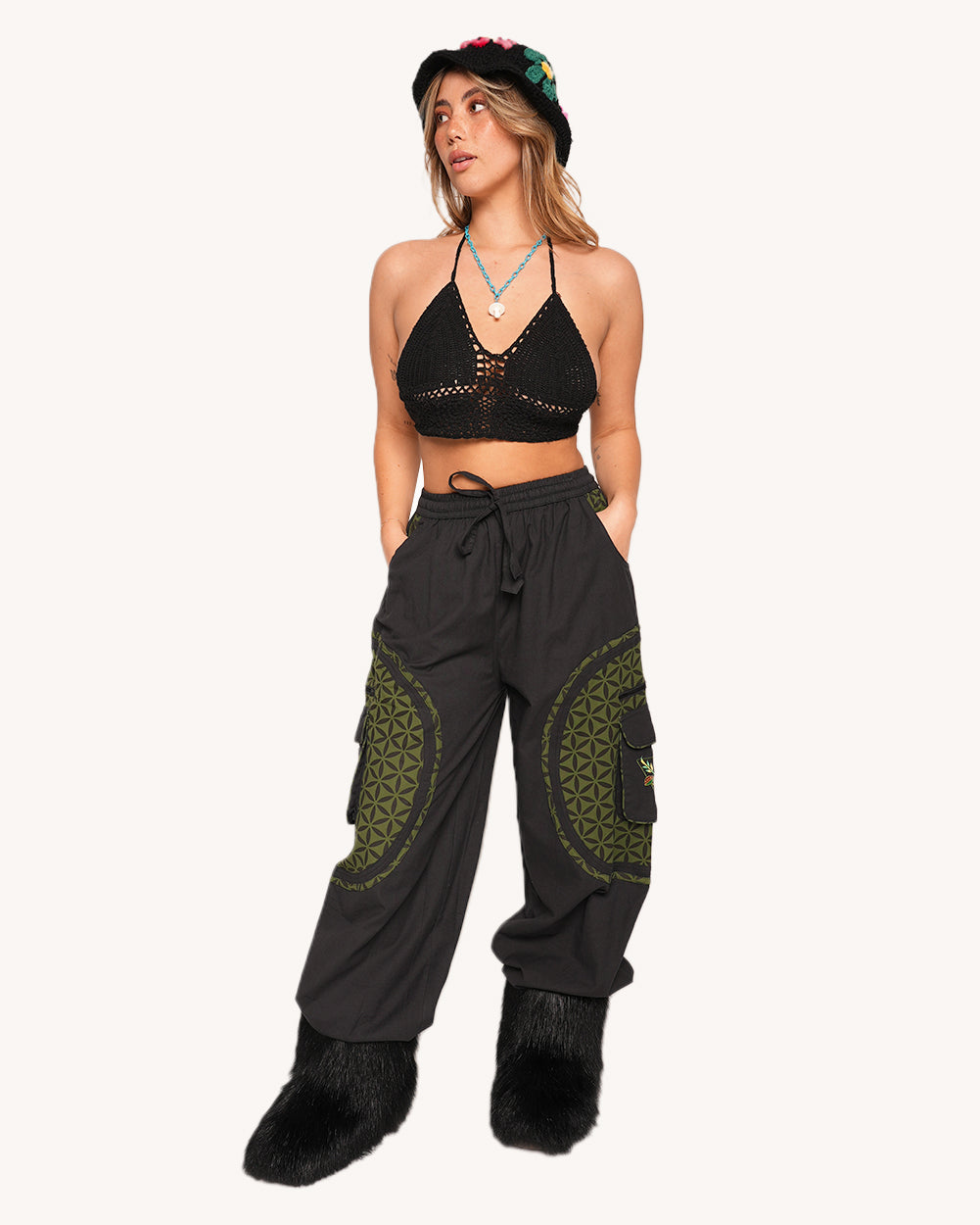 Full Wook Mode Unisex Harem Pants - Image 4