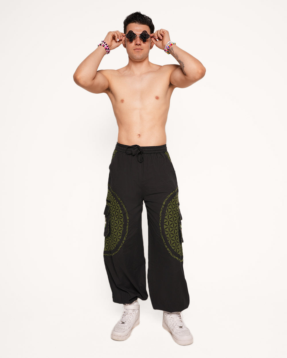Full Wook Mode Unisex Harem Pants-Men