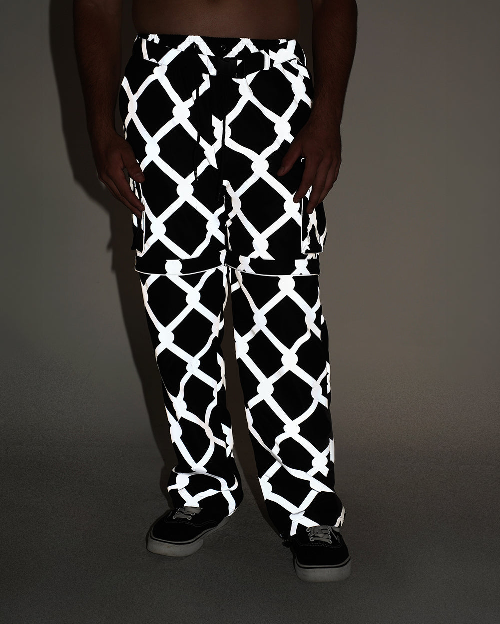 Gatekeeper Silver Reflective Zip Off Pants - Image 1