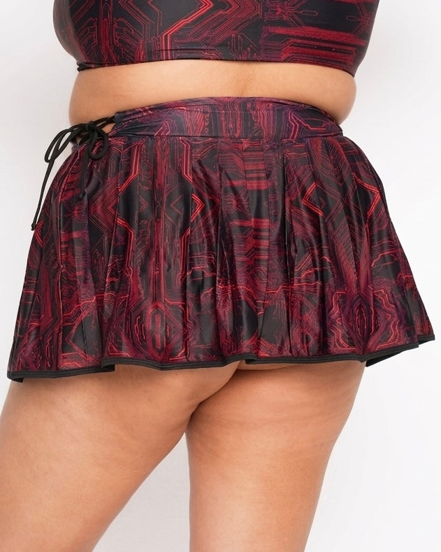 Infinite Matrix Pleated Skirt - Image 35267119612087