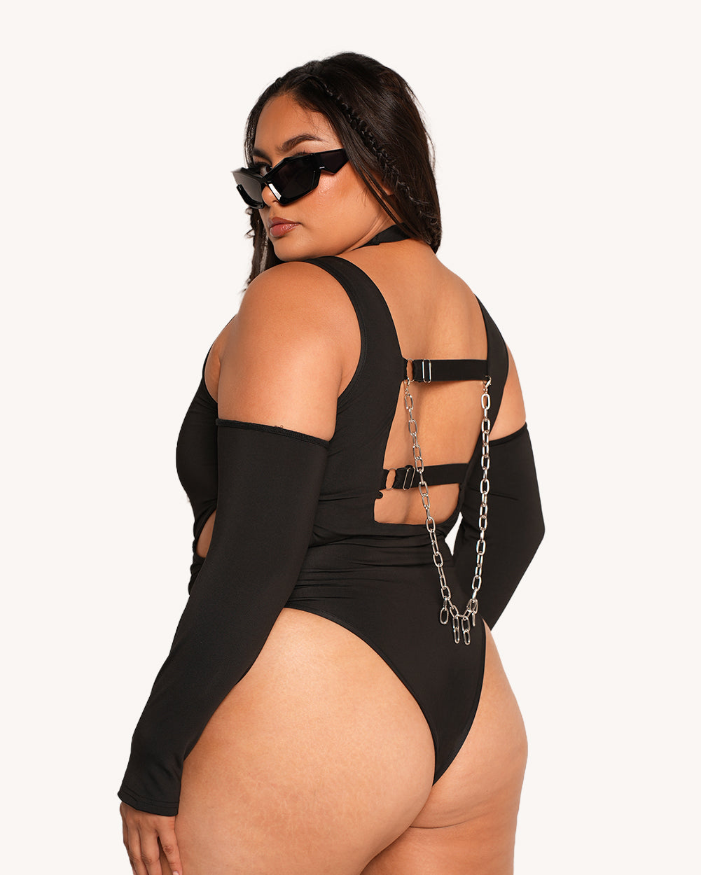 Getting Hyped Bodysuit with Sleeves - Image 33470655594679
