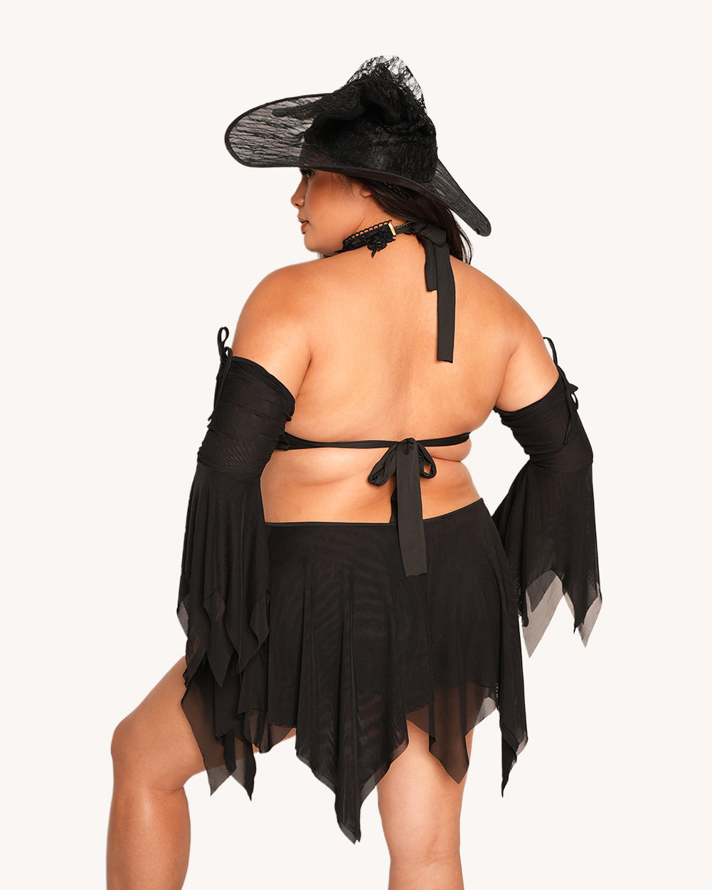 Getting Hyped Mesh Dress with Sleeves - Image 5