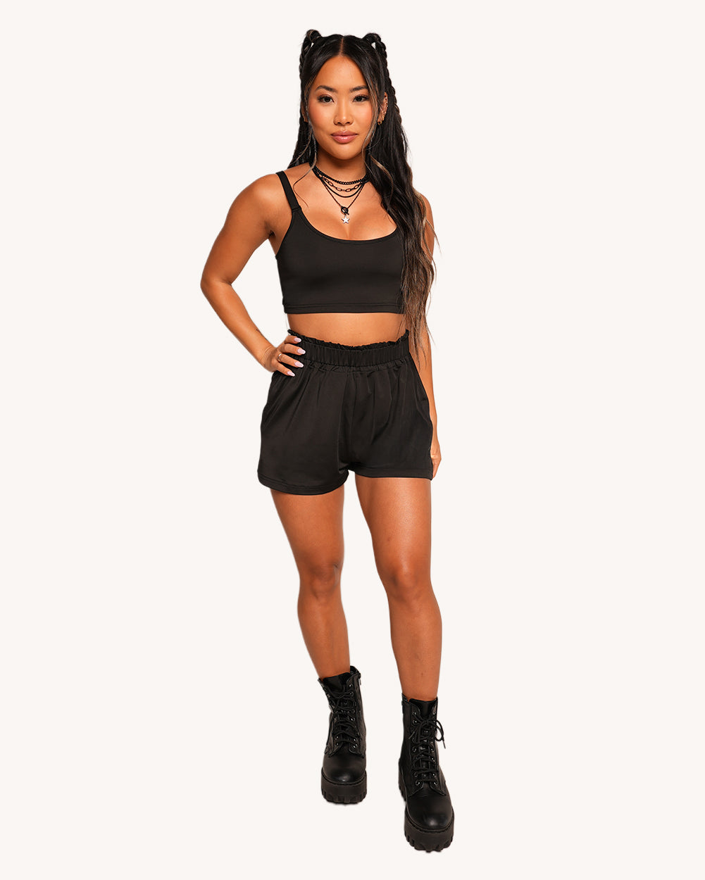 Getting Hyped Relaxed Shorts - Image 33191439499447