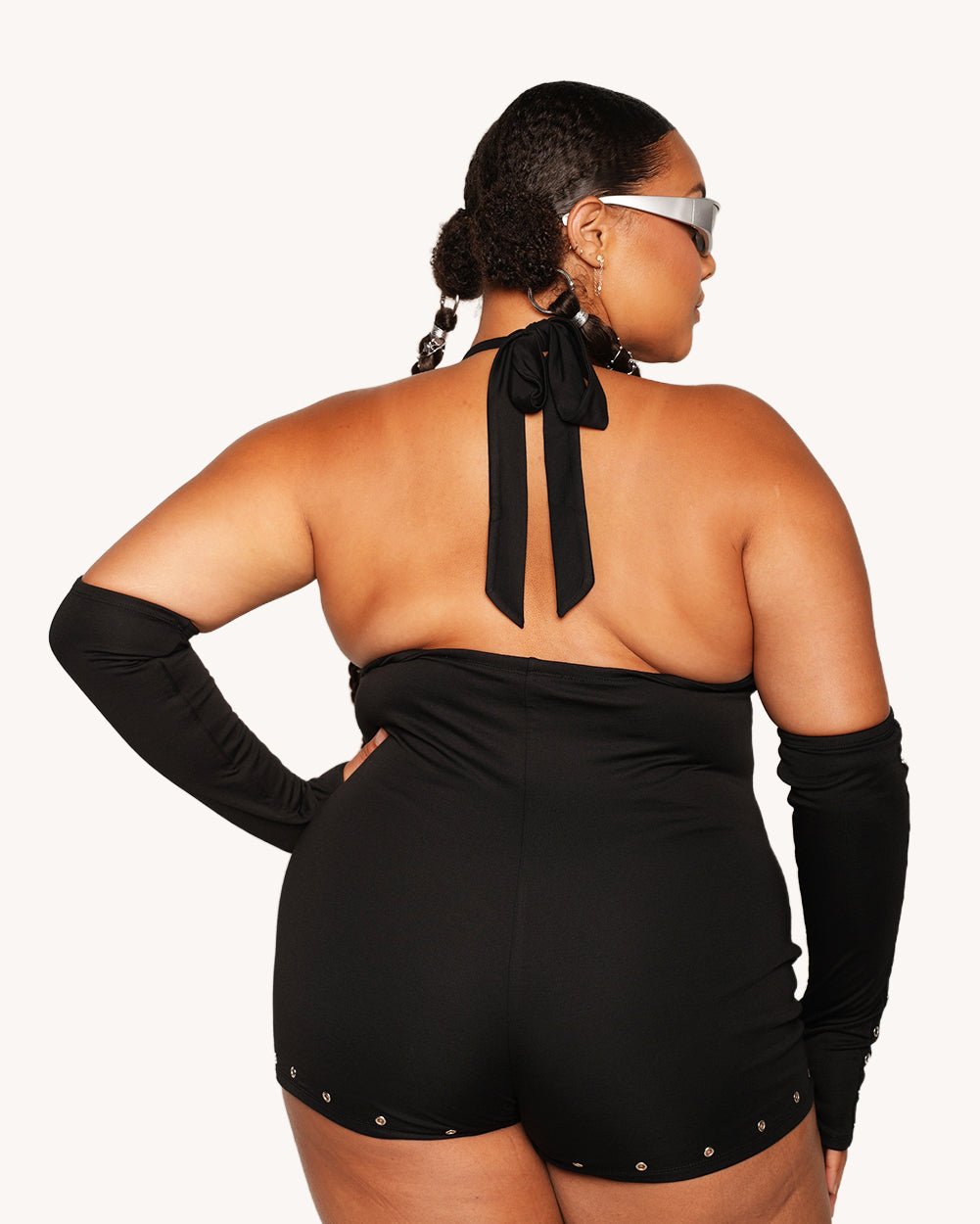 Gimme that Hard Beat Romper with Sleeves - Image 7