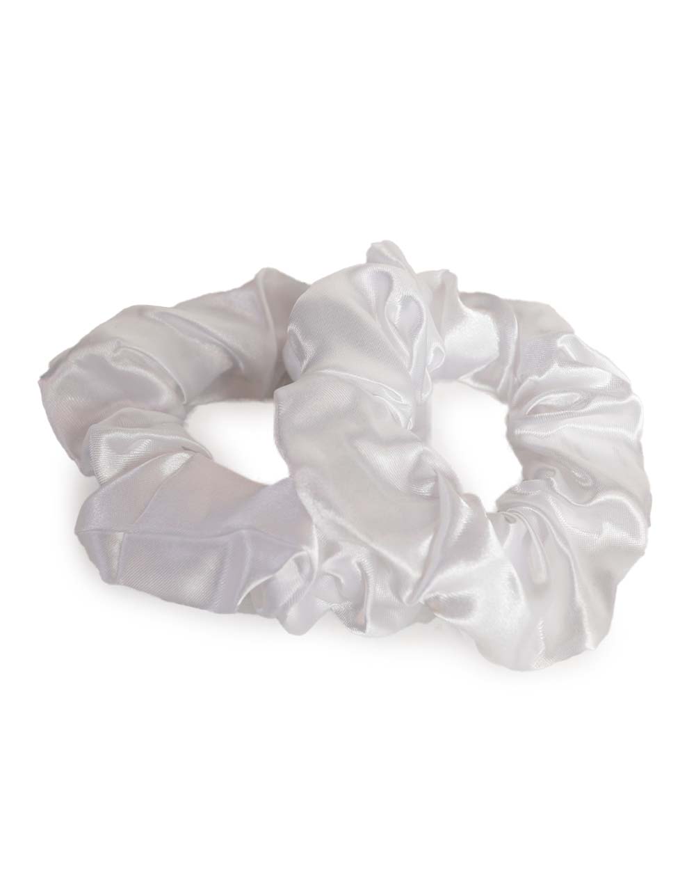 iHeartRaves Glow Girl Glow LED Scrunchies-White-Front