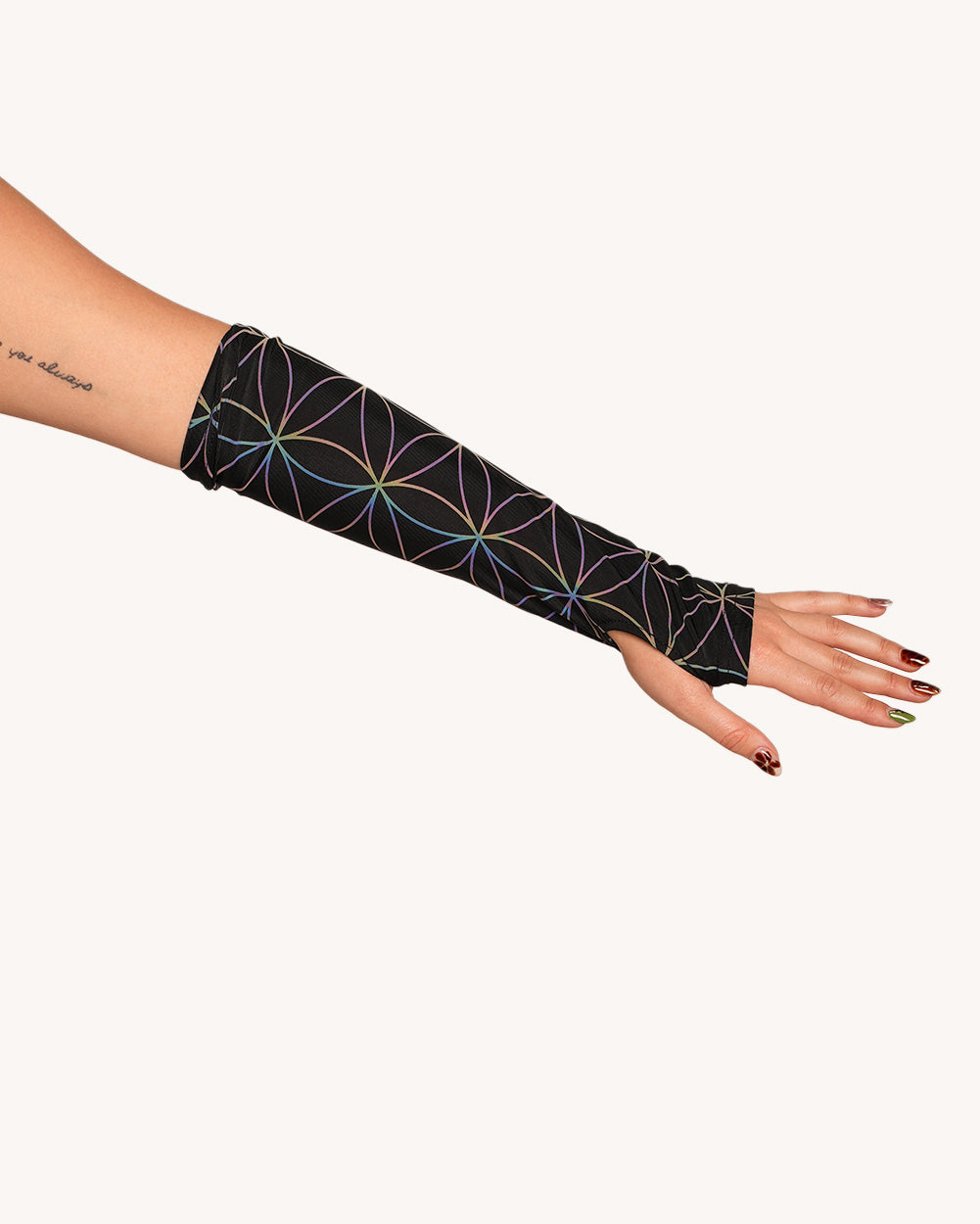 Glowkeeper Rainbow Reflective Top with Sleeves - Image 32584454439095