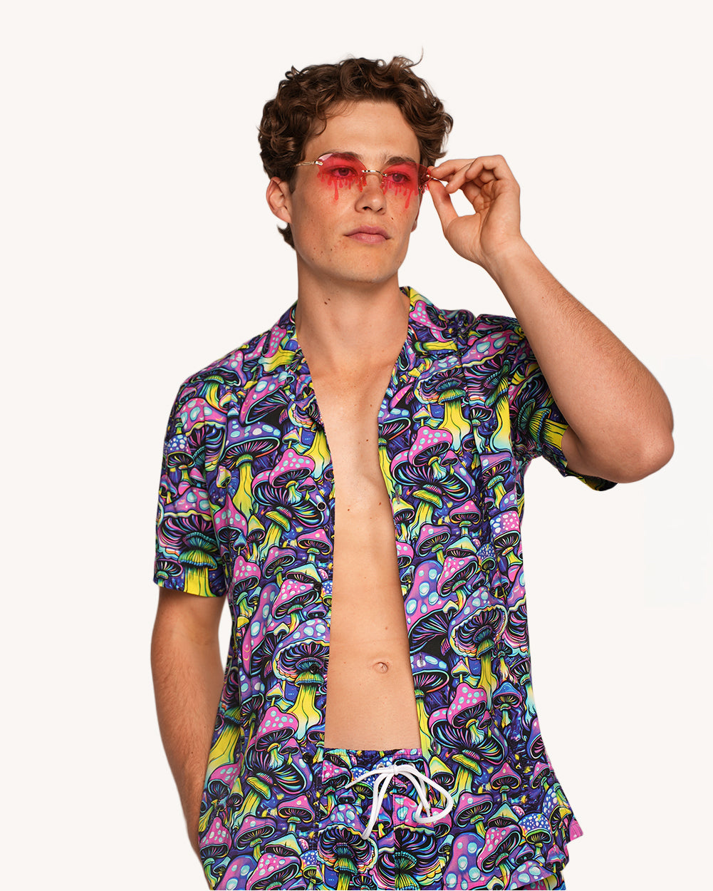 Glowshroom Camp Shirt - Image 35897208668343