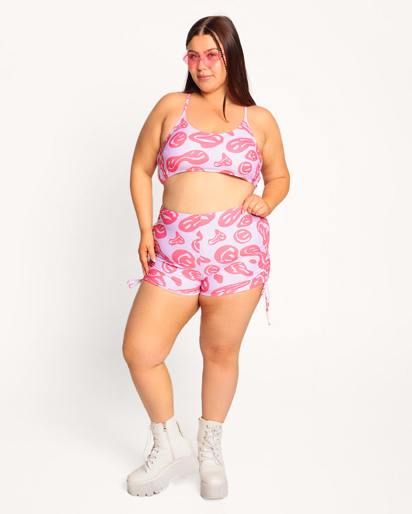 Good  Mood Smiley Curve Swim Set-Pink/White-Curve1-Full--Milani---2XL