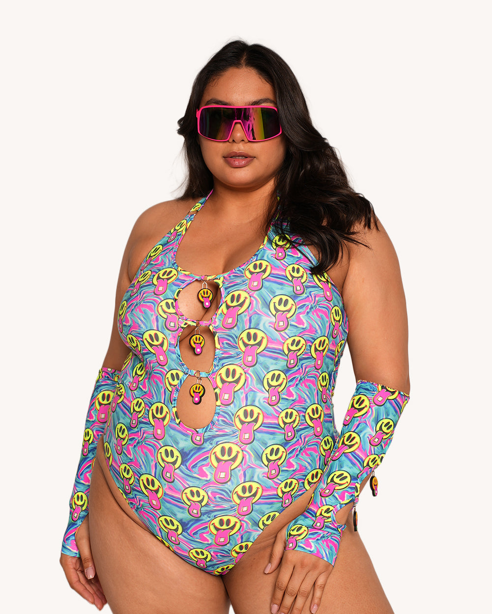 Happy Hour Bodysuit with Sleeves - Image 35180720521399