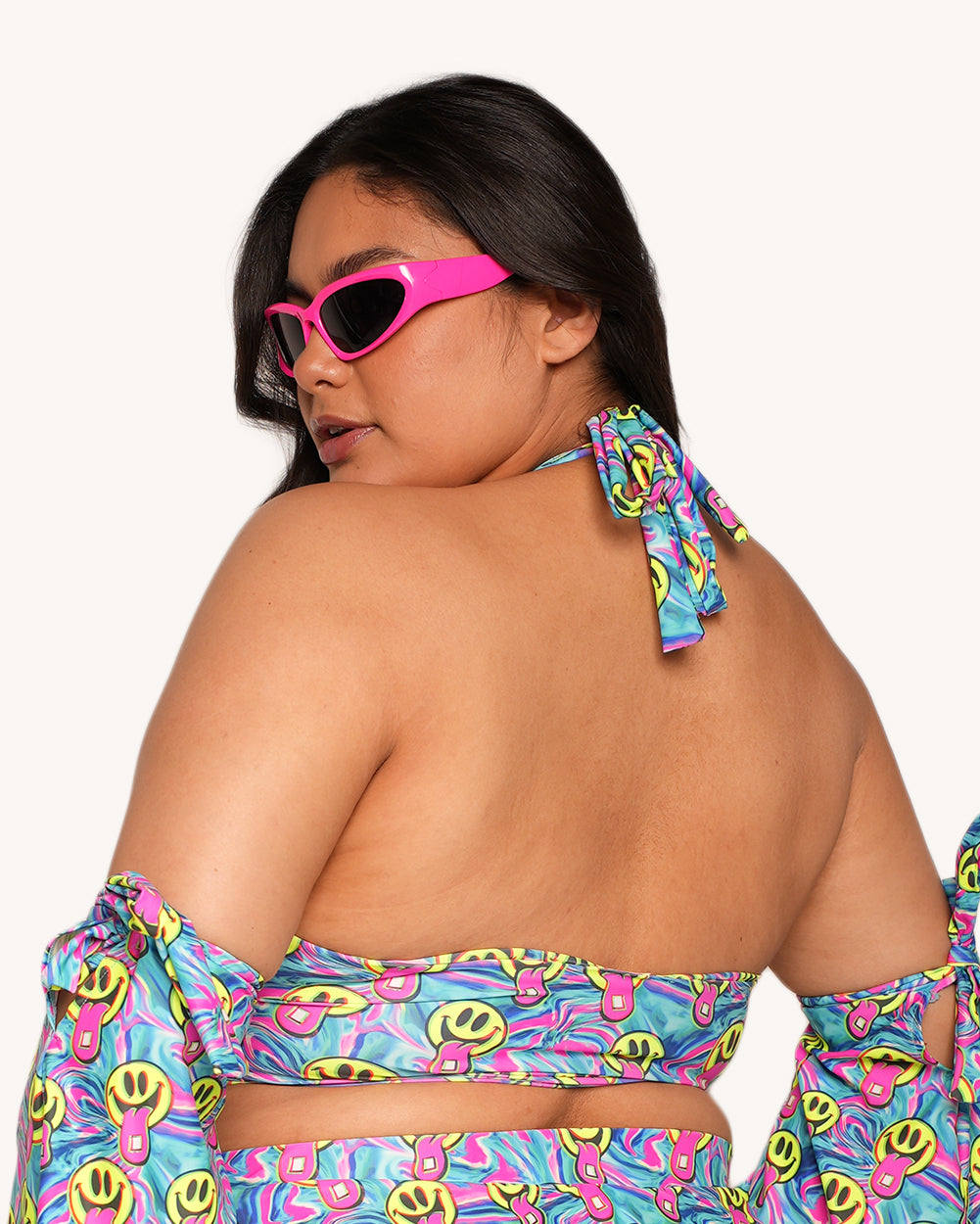 Happy Hour Halter Top with Sleeves - Image 2