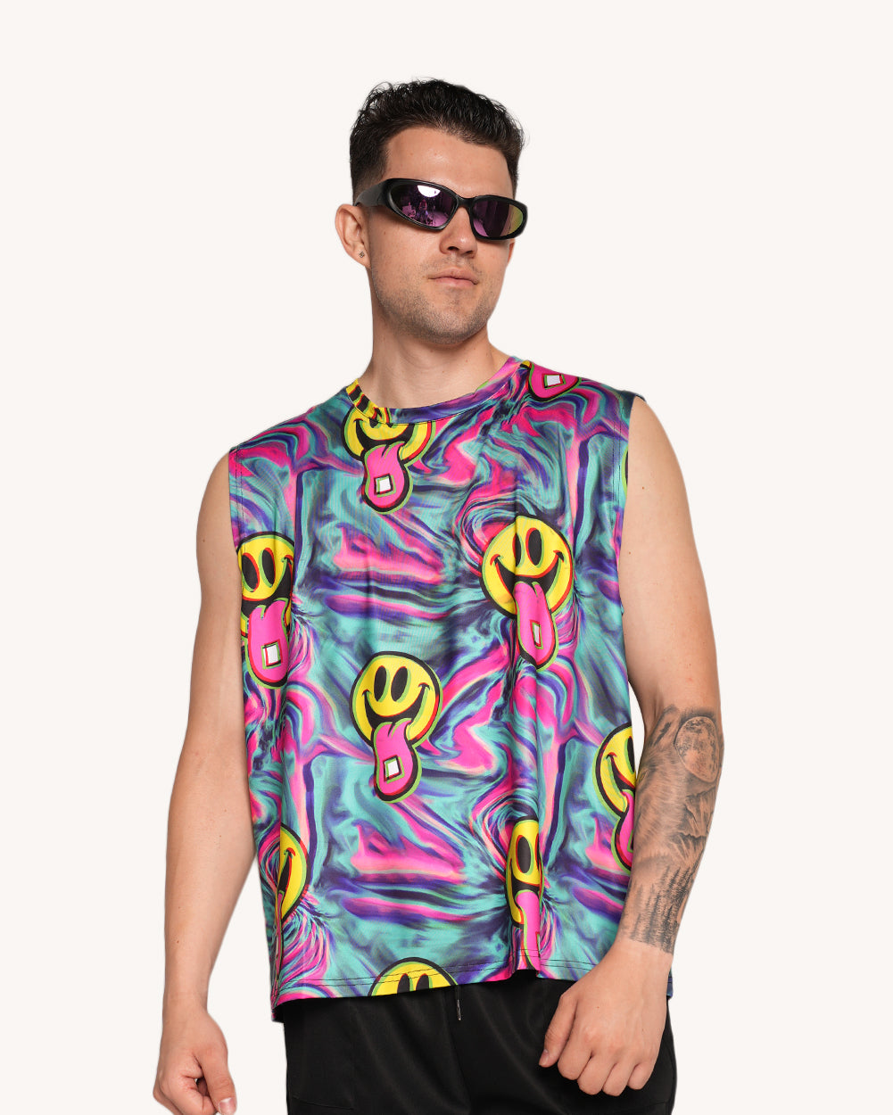 Happy Hour Muscle Tee - Image 35190556459191