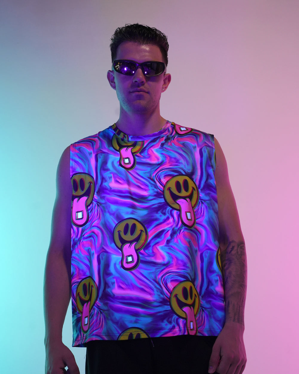 Happy Hour Muscle Tee - Image 35057487839415